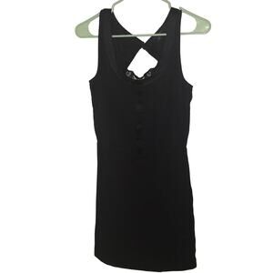 American Eagle Little Black dress open back S